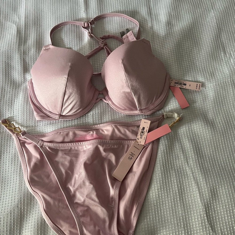 Dirty Pink Bikini Set